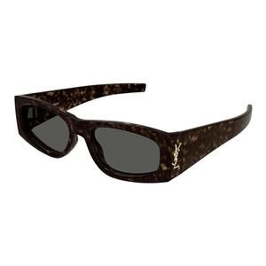 New Saint Laurent SL-166 005 Blue Glitter on Crystal Eyeglasses 51/18/140 New Saint Laurent SL-166 005 Blue Glitter on Crystal  main image 3